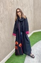 Black /fushia kimono