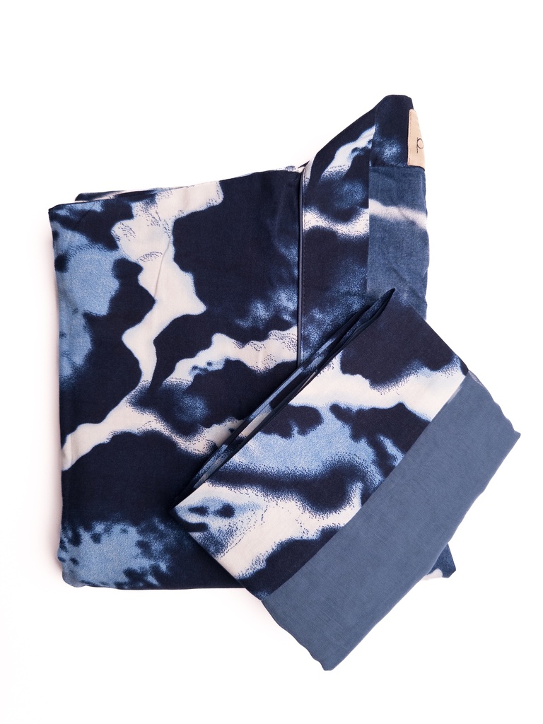 Waveform blue